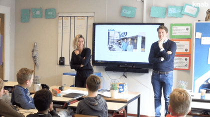 Bank voor de klas