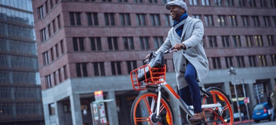 Zzp’er onderweg op de fiets