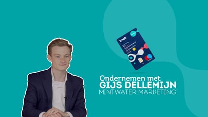 Gijs Dellemijn vertelt over zich bedrijf Mintwater Marketing