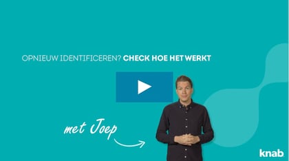 Opnieuw identificeren als klant van Knab